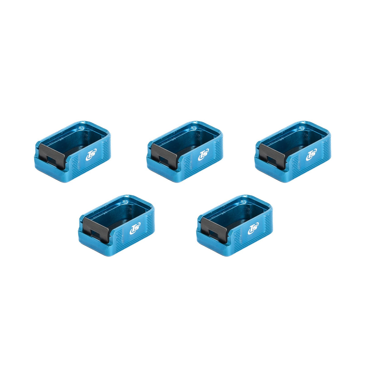 CZ Shadow 2, CZ 75 & SP-01 base del cargador alu TS - juego de 5 pcs | +2 cartuchos