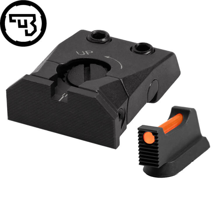 CZ Kadet adjustable CZ sight set with fiber optics
