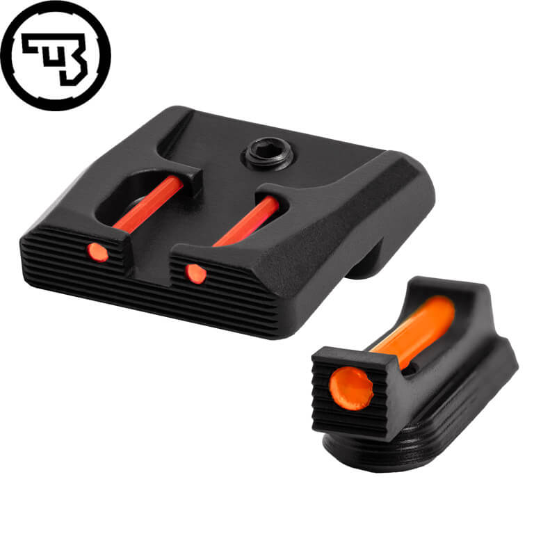 CZ P-07, CZ P-09 juego de miras fijas con fibra óptica | tipo B
