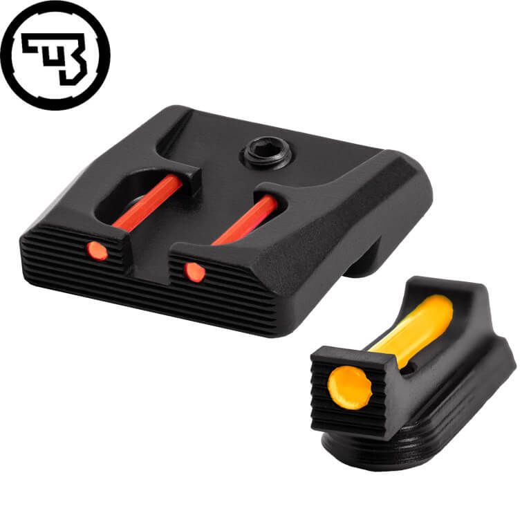 CZ P-07, CZ P-09 juego de miras fijas con fibra óptica | tipo B