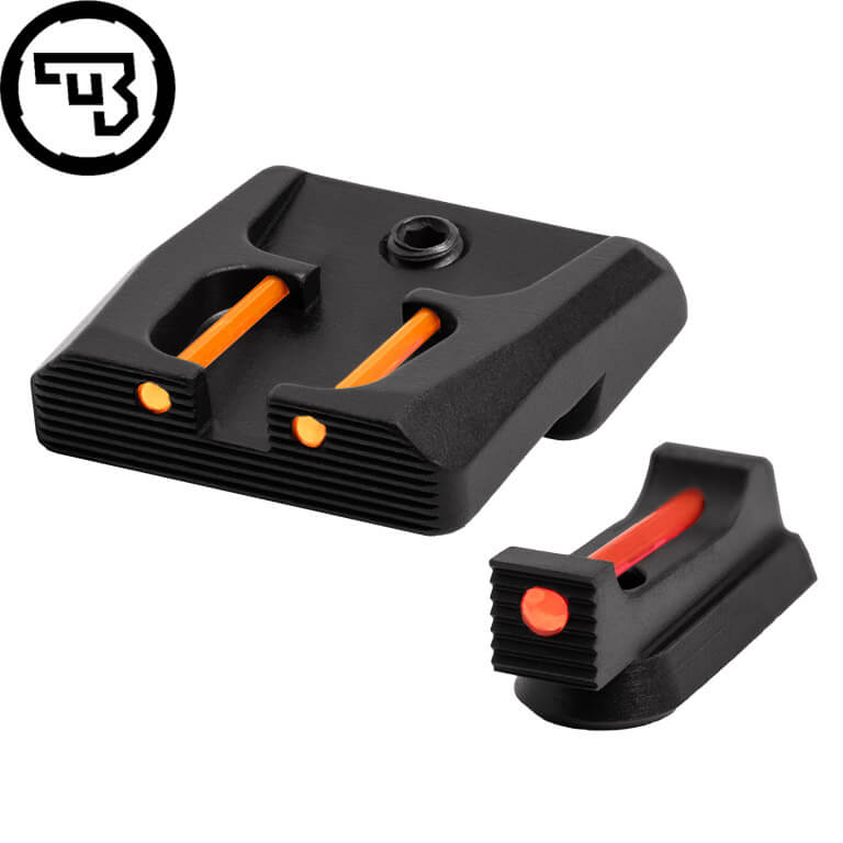 CZ P-07, CZ P-09 juego de miras fijas con fibra óptica | tipo B