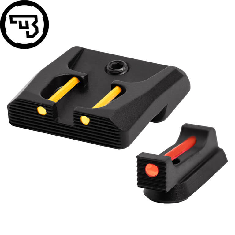 CZ P-07, CZ P-09 juego de miras fijas con fibra óptica | tipo B