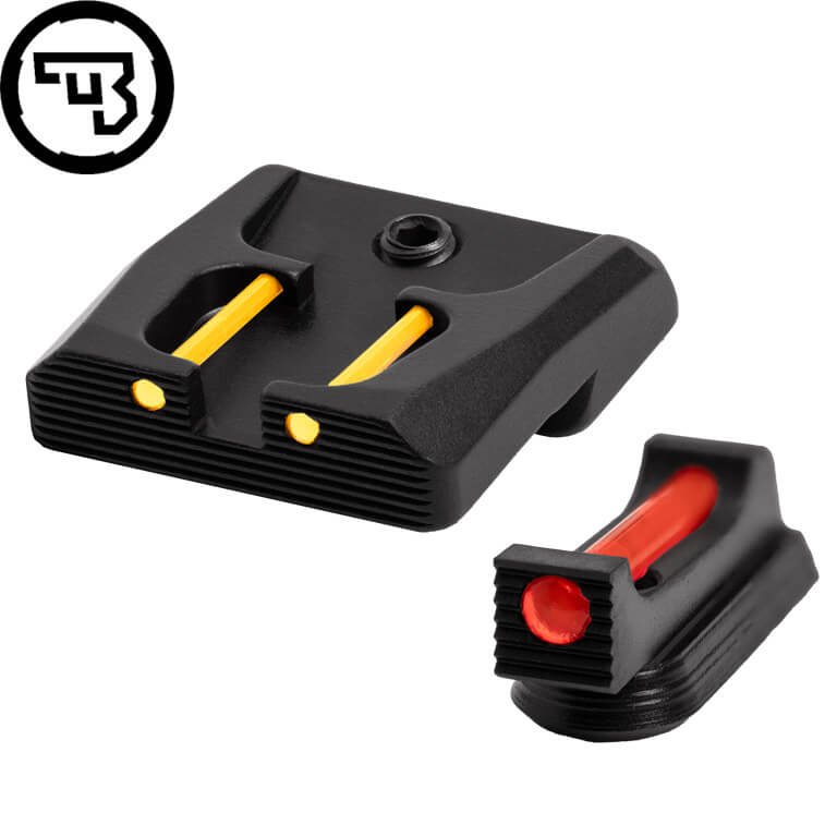 CZ P-07, CZ P-09 juego de miras fijas con fibra óptica | tipo B