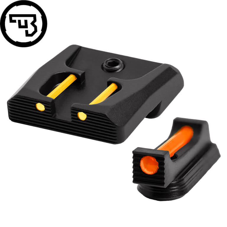 CZ P-07, CZ P-09 juego de miras fijas con fibra óptica | tipo B