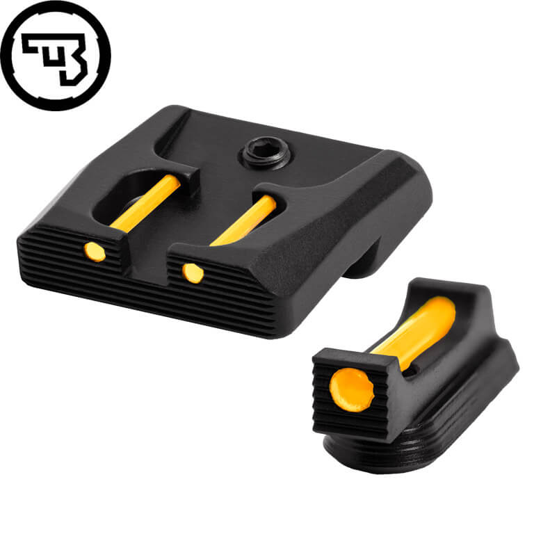 CZ P-07, CZ P-09 juego de miras fijas con fibra óptica | tipo B