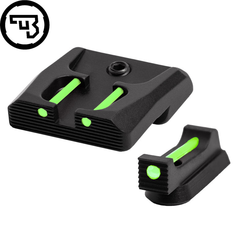 CZ P-07, CZ P-09 juego de miras fijas con fibra óptica | tipo B