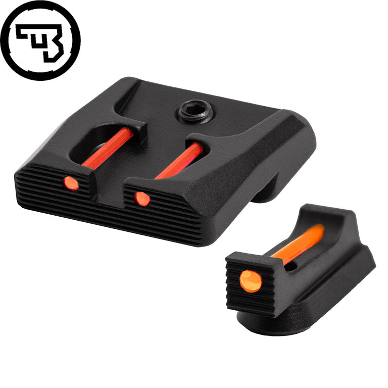 CZ P-07, CZ P-09 juego de miras fijas con fibra óptica | tipo B