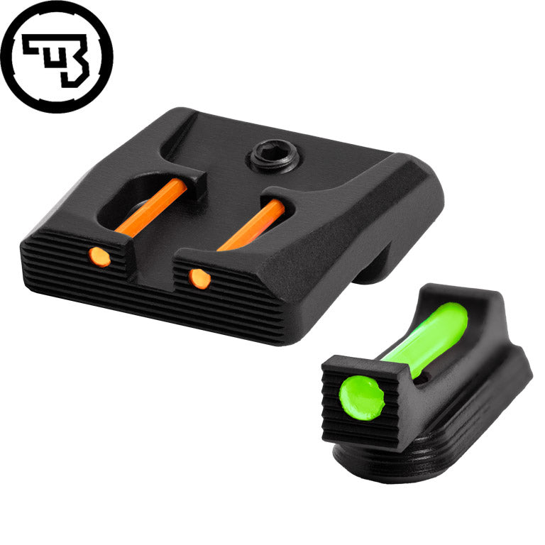 CZ P-07, CZ P-09 juego de miras fijas con fibra óptica | tipo B