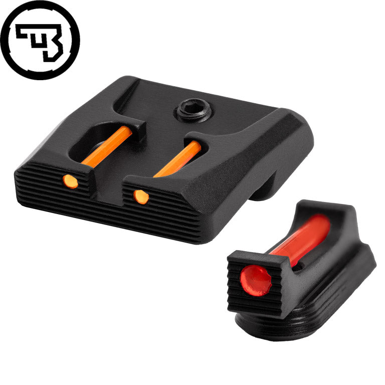 CZ P-07, CZ P-09 juego de miras fijas con fibra óptica | tipo B