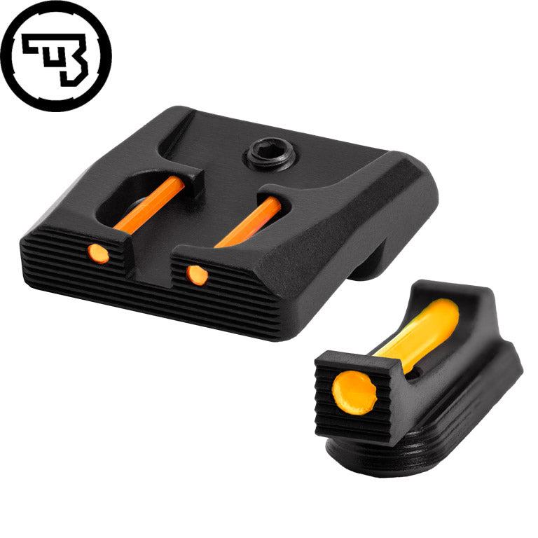 CZ P-07, CZ P-09 juego de miras fijas con fibra óptica | tipo B