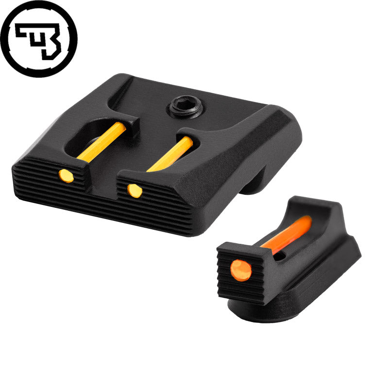 CZ P-07, CZ P-09 juego de miras fijas con fibra óptica | tipo B