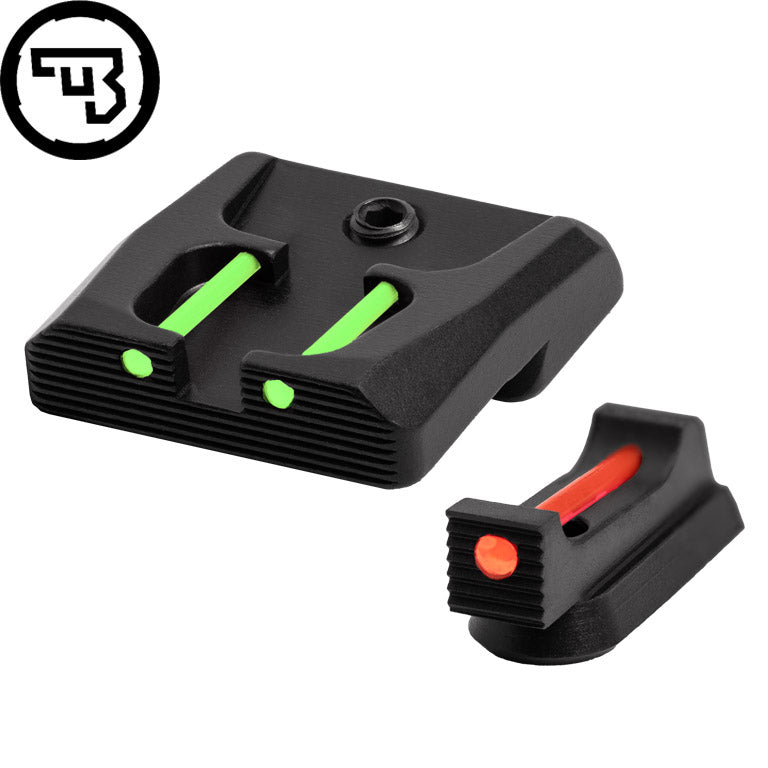 CZ P-07, CZ P-09 juego de miras fijas con fibra óptica | tipo B