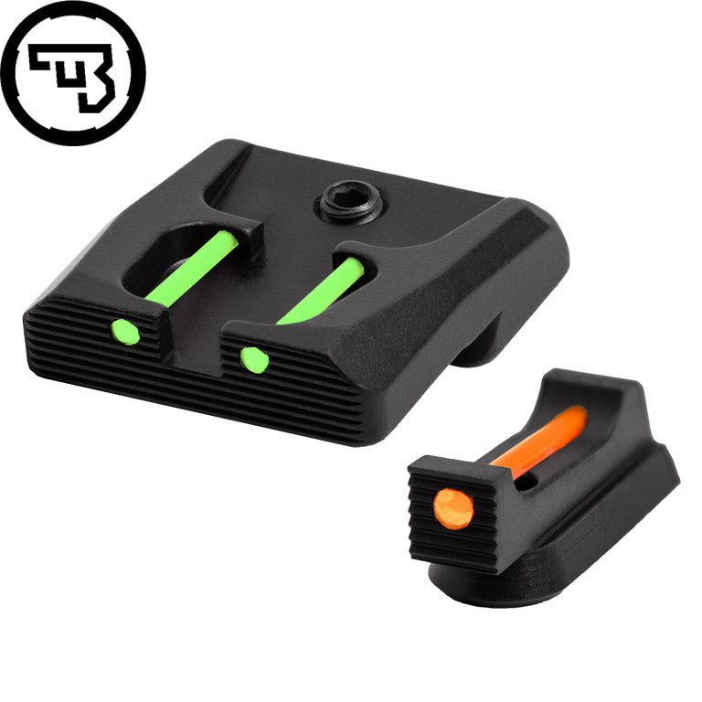 CZ P-07, CZ P-09 juego de miras fijas con fibra óptica | tipo B