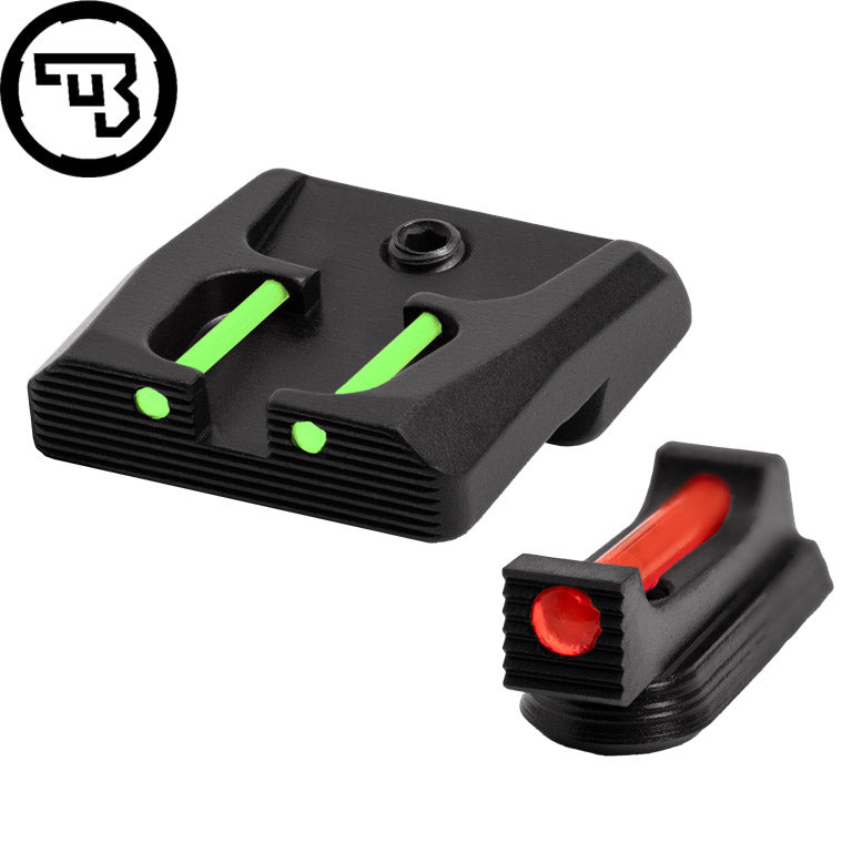 CZ P-07, CZ P-09 juego de miras fijas con fibra óptica | tipo B