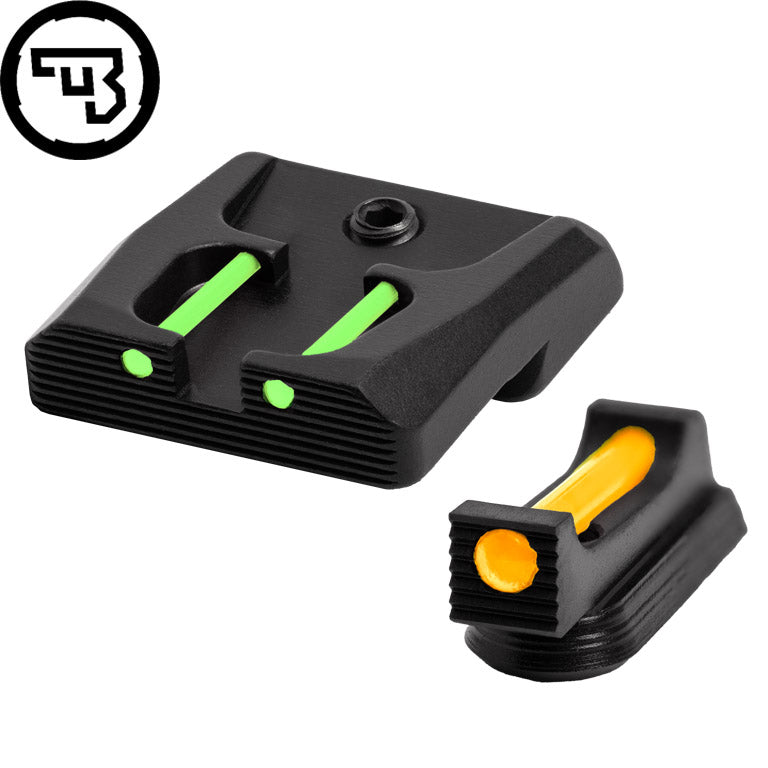 CZ P-07, CZ P-09 juego de miras fijas con fibra óptica | tipo B