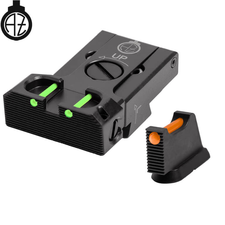 CZ 75B, CZ P-01, CZ 75 SP-01 miras ajustables | fibra óptica B