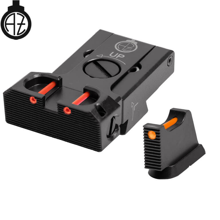 CZ 75B, CZ P-01, CZ 75 SP-01 miras ajustables | fibra óptica B
