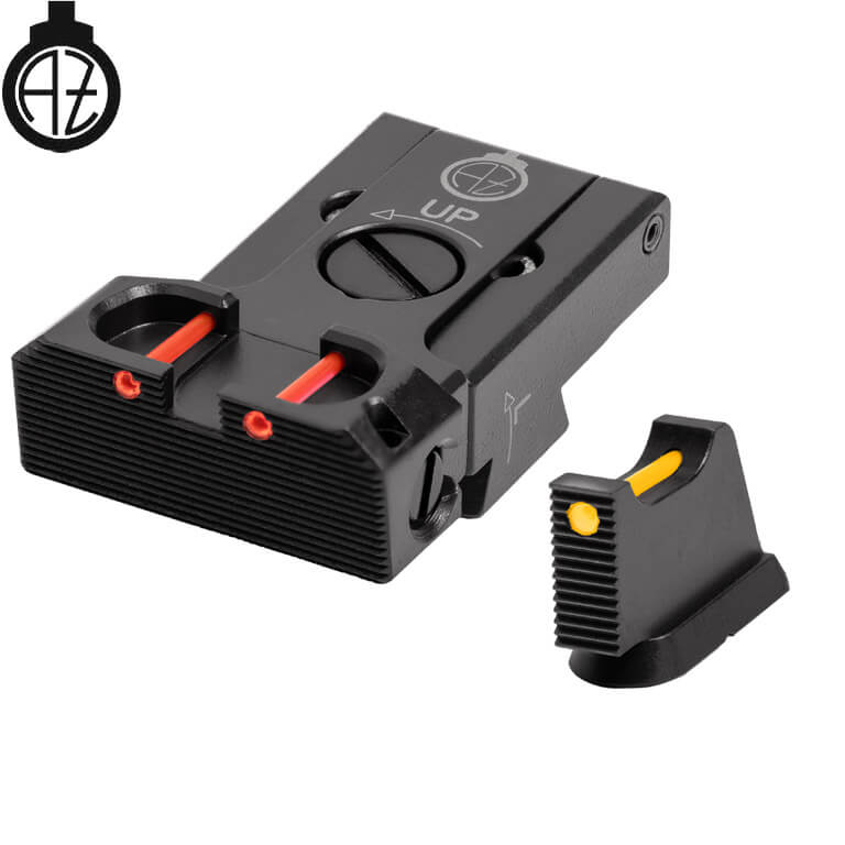 CZ 75B, CZ P-01, CZ 75 SP-01 miras ajustables | fibra óptica B