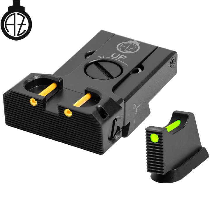 CZ 75B, CZ P-01, CZ 75 SP-01 miras ajustables | fibra óptica B