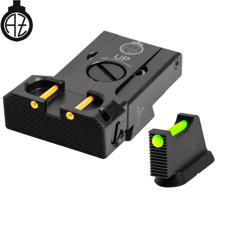 CZ 75B, CZ P-01, CZ 75 SP-01 miras ajustables | fibra óptica B