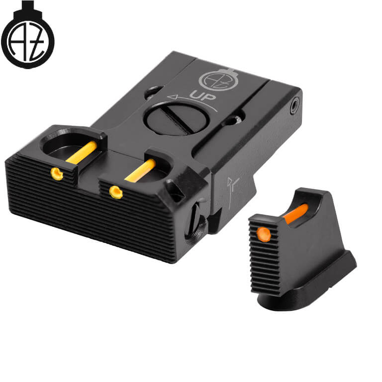 CZ 75B, CZ P-01, CZ 75 SP-01 miras ajustables | fibra óptica B