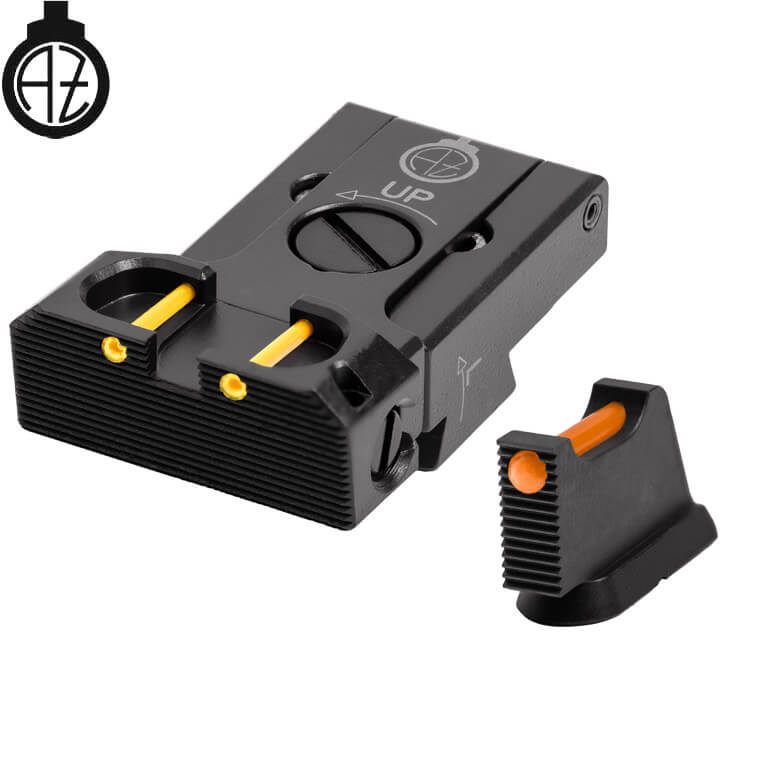 CZ 75B, CZ P-01, CZ 75 SP-01 miras ajustables | fibra óptica B
