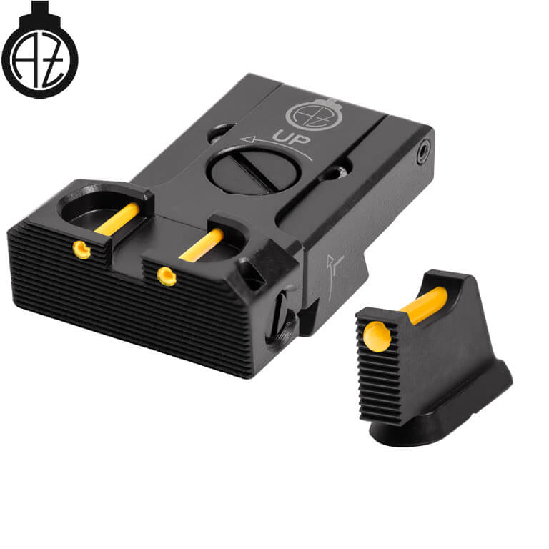 CZ 75B, CZ P-01, CZ 75 SP-01 miras ajustables | fibra óptica B