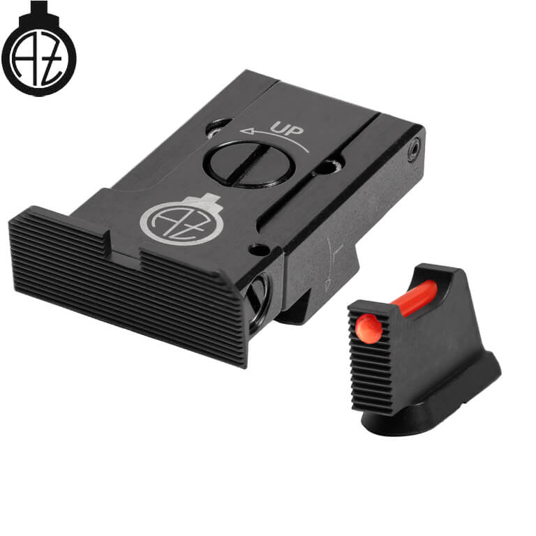 CZ 75B, CZ P-01, CZ 75 SP-01 miras ajustables | fibra óptica A
