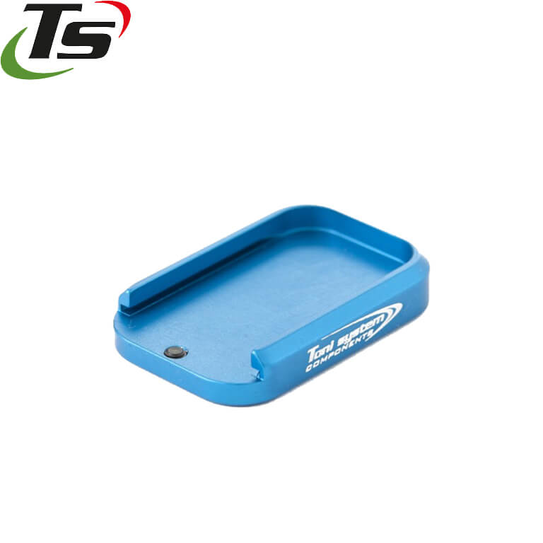 CZ Shadow 2, CZ 75B, CZ P-01, CZ 75 SP-01 base de cargador de aluminio TS | +0.5rd