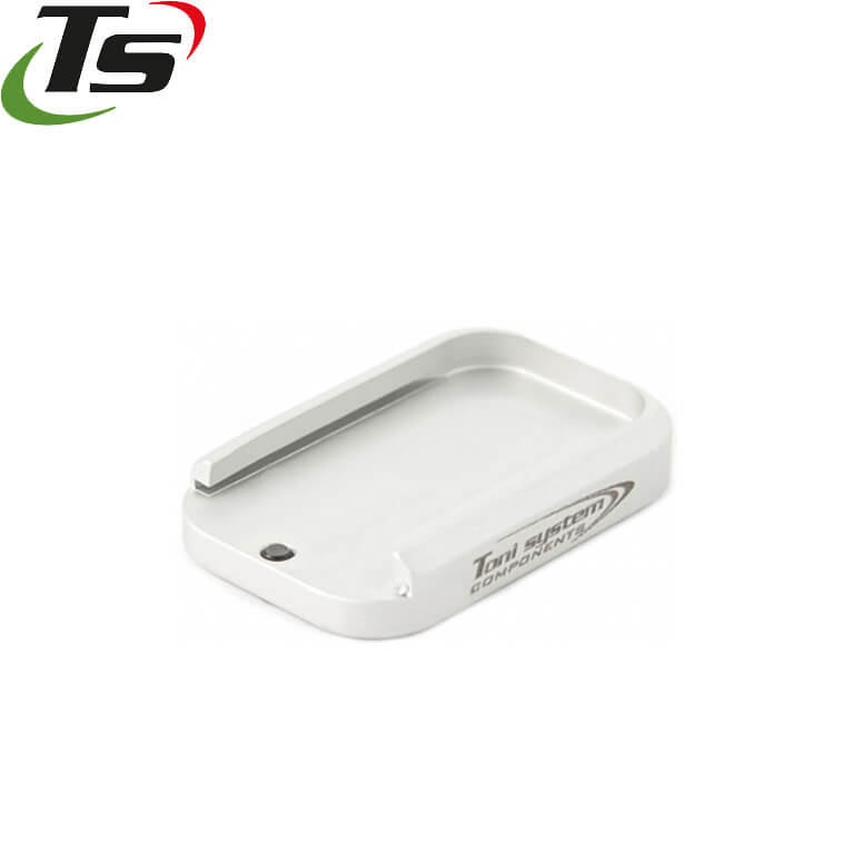 CZ Shadow 2, CZ 75B, CZ P-01, CZ 75 SP-01 base de cargador de aluminio TS | +0.5rd