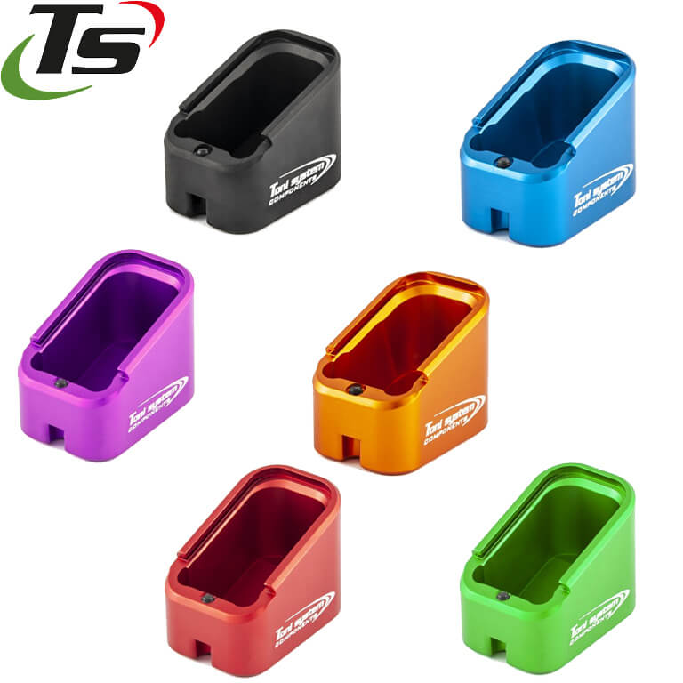 CZ Shadow 2, CZ 75B, CZ P-01, CZ 75 SP-01 base del cargador alu TS | +4rnd