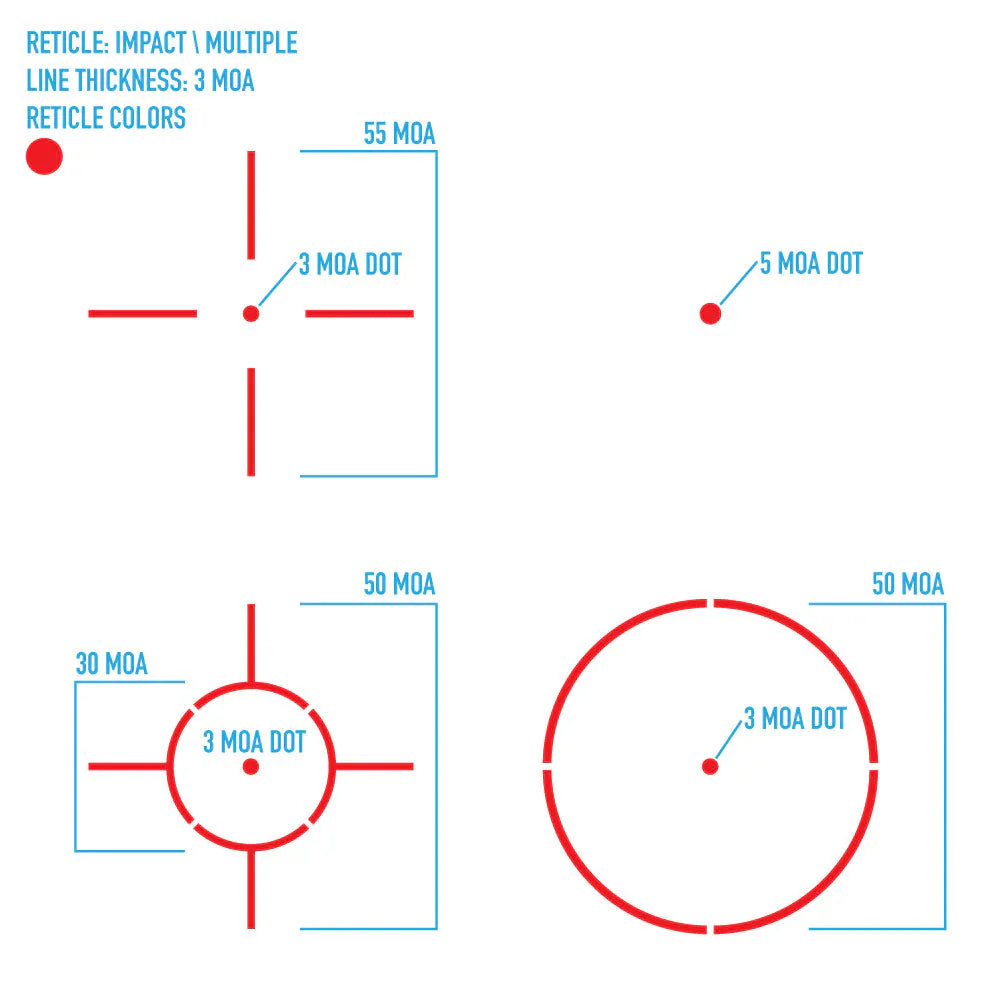 Firefield Impact Mira de punto rojo