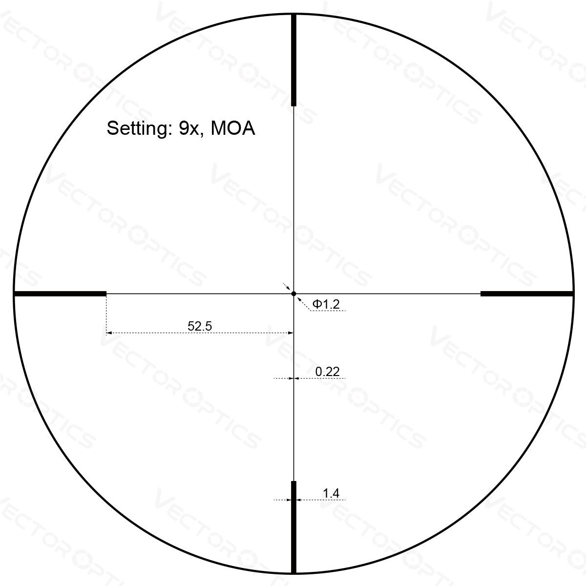 Vector Optics Forester JR. 3-9x40 rifle scope Vector Optics