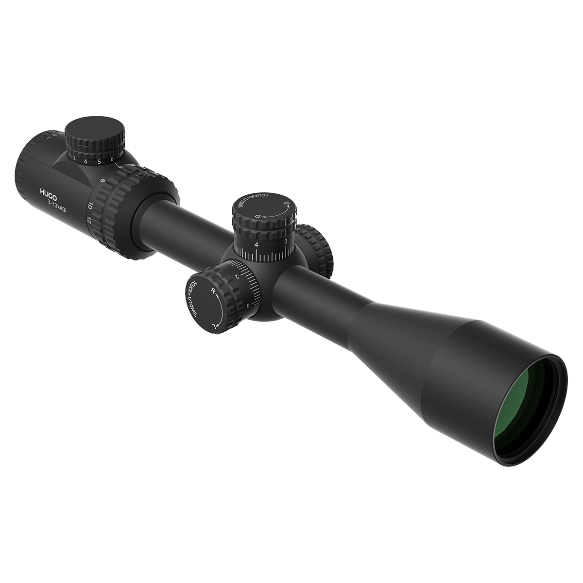 Vector Optics Hugo 3-12x40i retícula de fibra visor