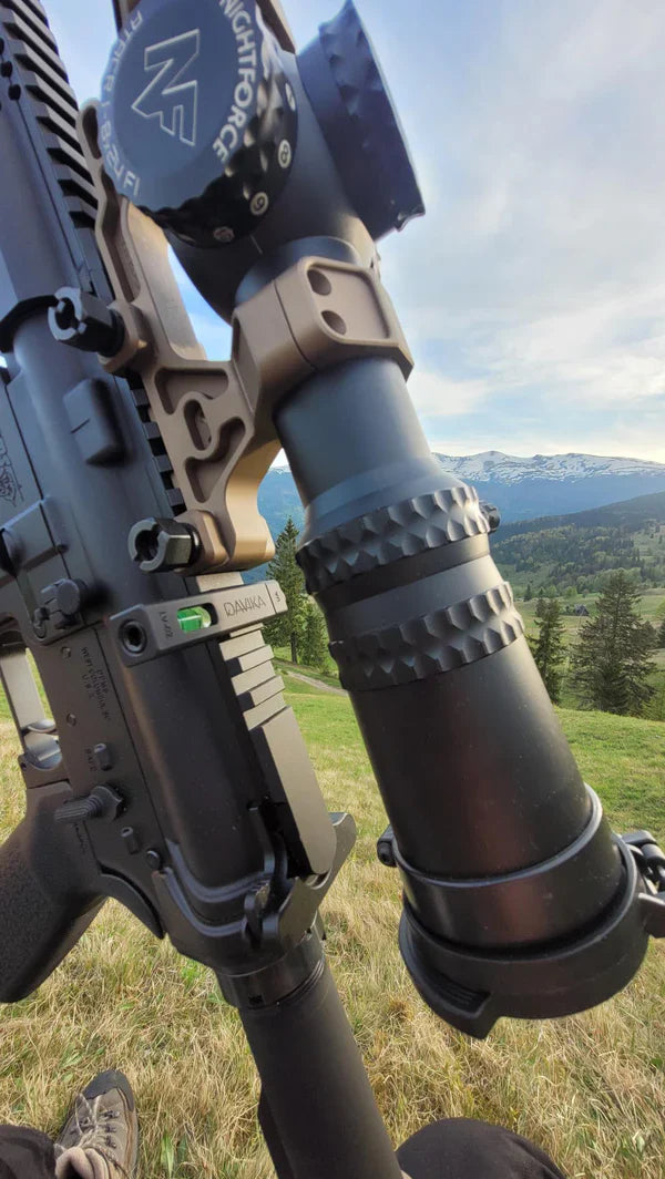 Nivel de burbuja lateral para visor de rifle | base Picatinny