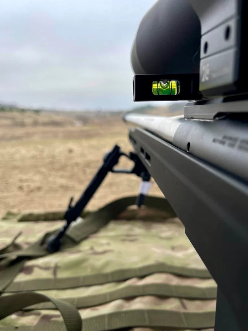 Nivel de burbuja lateral para visor de rifle | base Picatinny