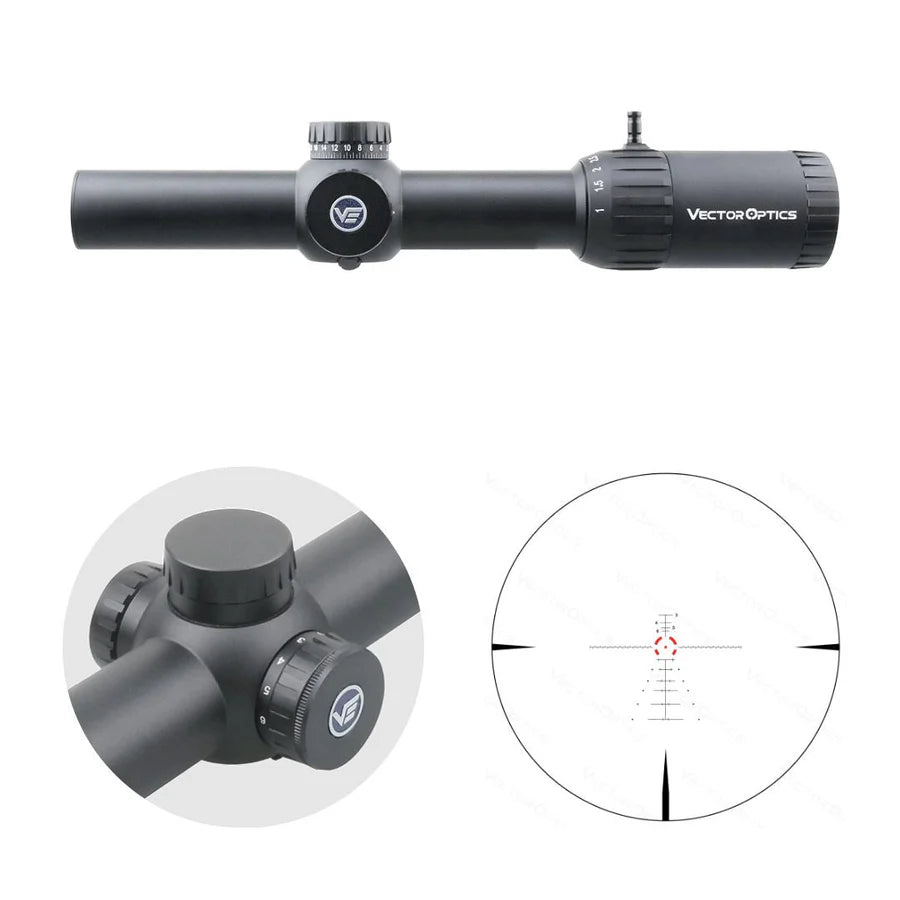 Vector Optics Constantine 1-10x24 SFP visor de rifle