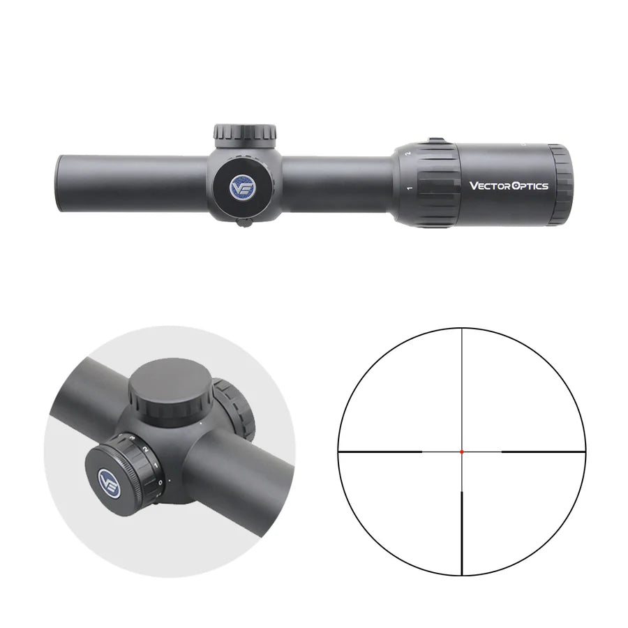 Vector Optics Constantine 1-6x24SFP Fiber visor de rifle
