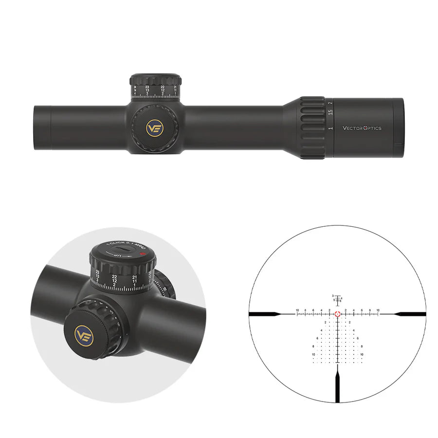 Vector Optics Continental x10 1-10x28 ED RAR-C visor de rifle