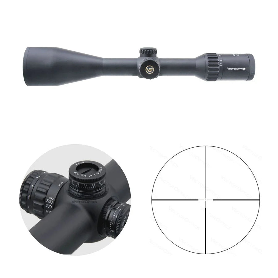 Vector Optics Continental x6 2.5-15x56 visor de rifle