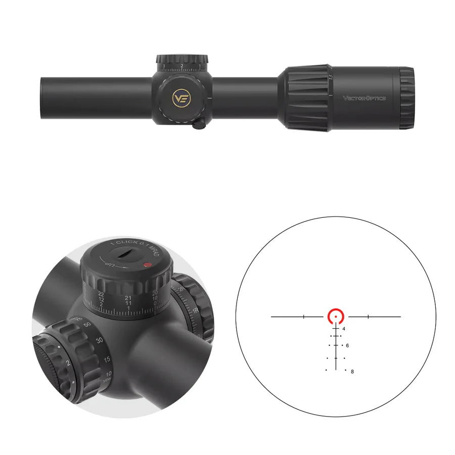 Vector Optics TAURON 1-6x24 SFP visor de rifle