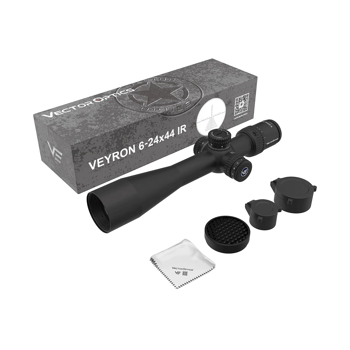 Vector Optics Veyron 6-24x44IR SFP visor compacto para rifle Vector Optics