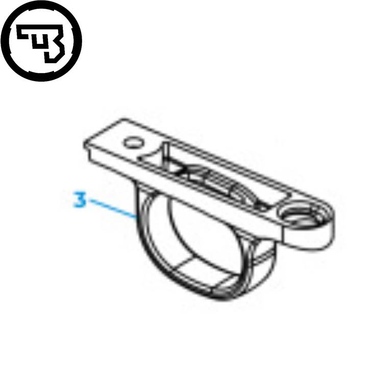 CZ 600 guardamonte de gatillo | pieza n.º 3