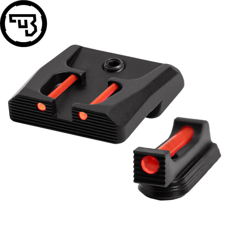 CZ P-07, CZ P-09 juego de miras fijas con fibra óptica | tipo B