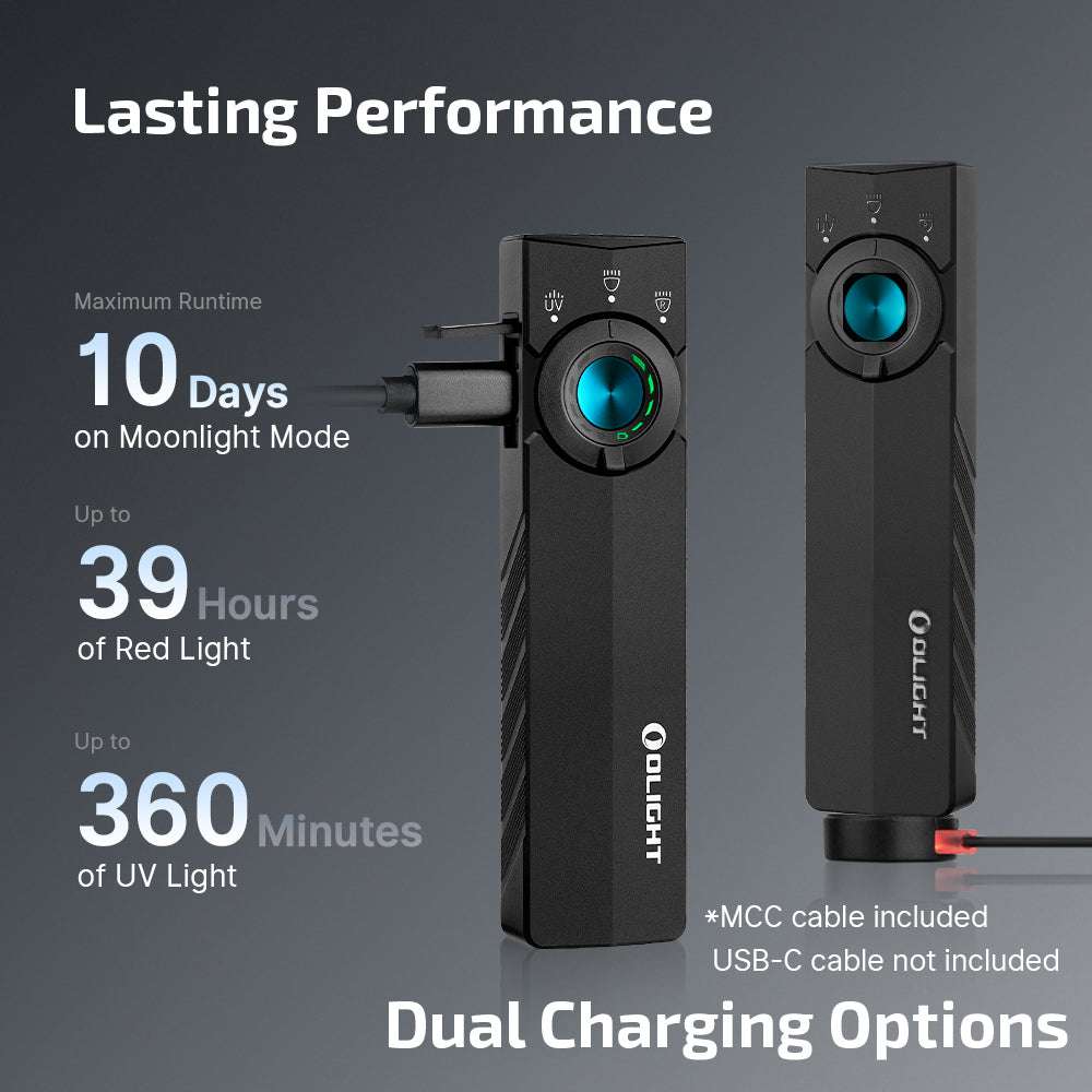 Olight ArkPro Lite | linterna EDC plana 3 en 1 | 1.200 lm