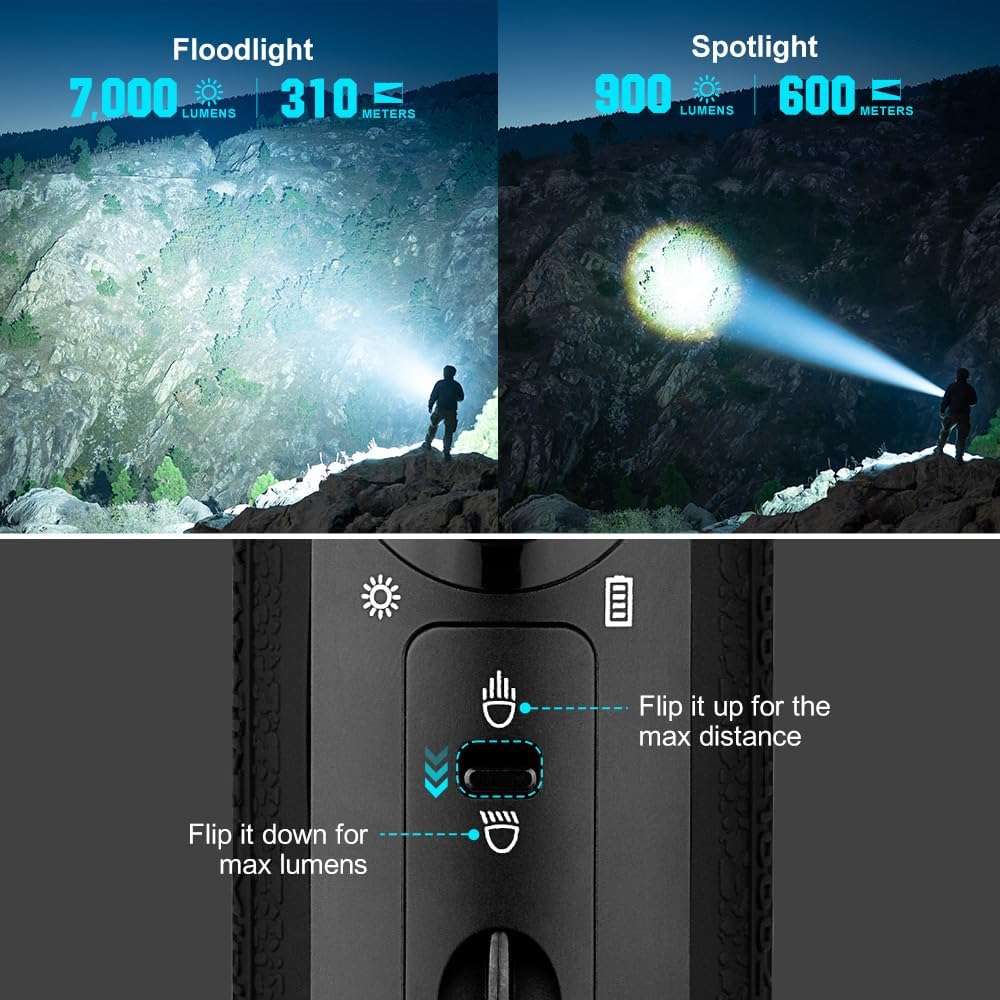 Olight Marauder Mini | linterna recargable multicolor | 7.000 lm