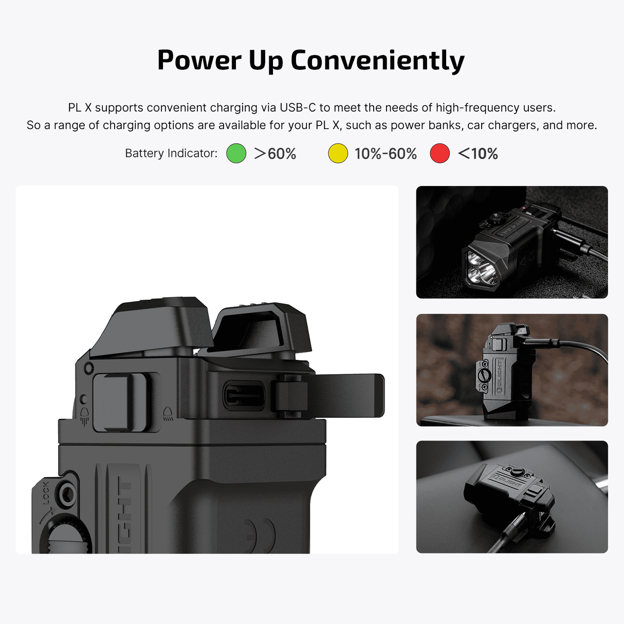 Olight PL X | linterna para pistola | 1.200 lm