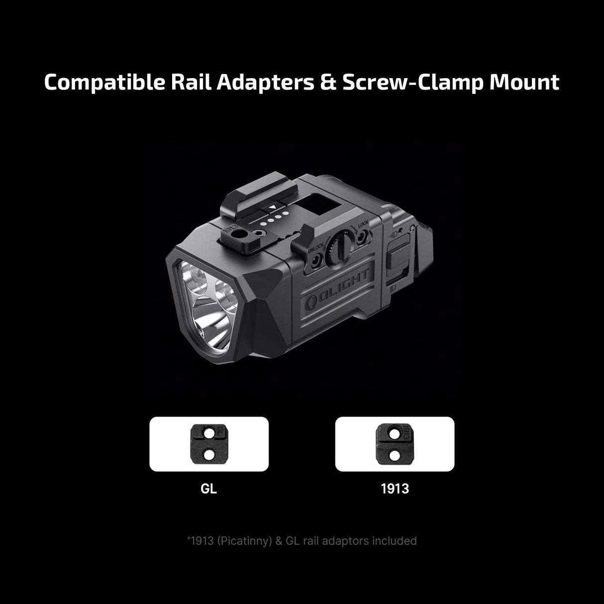 Olight PL X | linterna para pistola | 1.200 lm