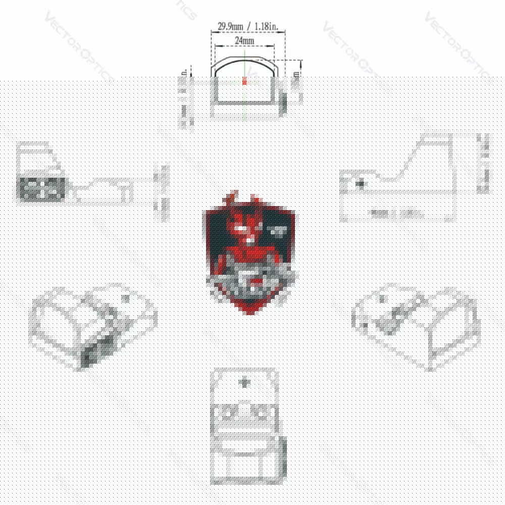 Vector Optics Frenzy 1x17x24 mira de punto rojo Vector Optics