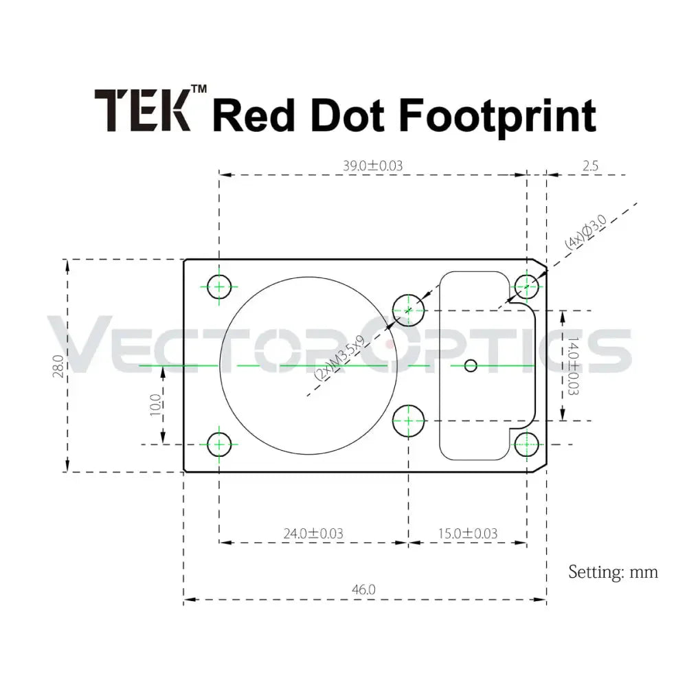 Vector Optics Frenzy 1x17x24 mira de punto rojo Vector Optics
